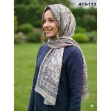 Soft İpek Etnik Desen Soft Şal 413-113
