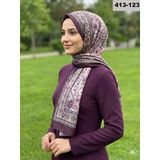 Soft İpek Etnik Desen Soft Şal 413-123