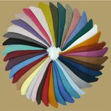 Soft İpek Soft Ipek 40 Lı Paket Çift Flamlı Hediyelik Eşarp (40 Adettir) - Renkli - 100 x 100 cm