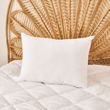 Soft Microfiber Yastık - Beyaz - 50X70 cm - 10 x 30 cm - Çok Renkli