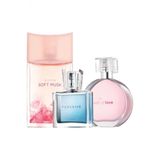 Soft Musk Wish Of Love Perceive Edt 50 Ml Kadın Üçlü Parfüm Set Parfüm0666