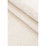 Soft Nest Dinarsu Armoni Krem Kaymaz Tabanlı Kesme Kabartmalı Salon Koridor Mutfak Halı - 100 x 475 cm