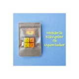 SOFT Peynir Klavye Keycaps 4 Adet Set Mekanik Klavye Tuşları