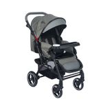 Soft Plus Çift Yön Tam Yatış Pozisyonlu Pratik Katlanır Mama Tablalı Bebek Arabası gri