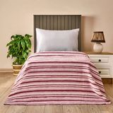 Soft Roselle Tek Kişilik Battaniye - Pembe - 150X200 Cm