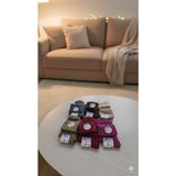 Soft Socks Yün -Bambu Katlamalı Patik Çorap; Kışlık; Asorti 6'lı Paket; 36-39 Numara - 36 - 39