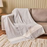 Soft Wilma Koltuk Örtüsü - Gri - 130X170 cm - 1,5 x 0,7 m - Çok Renkli