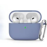 Soft Yumuşak Lansman Esnek Silikon Airpods Pro 2 ile uyumlu İçi Kadife Kulaklık Kılıfı ve Karabina Anahtarlık (Petrol Mavisi, Airpods Pro 2)