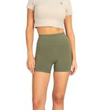 Softandbasic Bıker Haki Kısa Spor Tayt Haki XL
