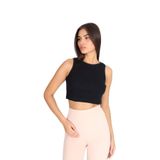 Softandbasic Halter Yaka Biyeli Atlet Siyah S