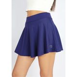 Softandbasic Kadın Bol Kesim Içi Taytlı Cep Detaylı Günlük Tenis Şort Etek - Mor - XL