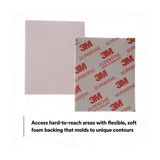 Softback Zımpara Süngeri 02602, 4 1/2 x 5 1/2", 20'li Paket, Süper Ince Kumlu, Hızlı Kesme - standart