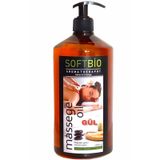 Softbio Gül Masaj Yağı 1 Lt Aromaterapi Masaj Yağ