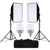Softbox 50 x 70 CM Tek Duylu 2'li Led Sürekli Işık Seti