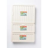 Softchef Fresh Box 3'lü Saklama Kabı Seti (2 Adet 1170 ml + 1 Adet 2400 Ml) - Şeffaf Kapaklı Buzdolabı ve Dondurucu Uyumlu Düzenleyici Organizer - Çok Renkli - Standart