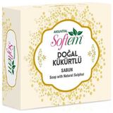Softem Doğal Kükürtlü Sabun 130 gr Antiseptik Özellikli Paraben İçermeyen Temizleyici