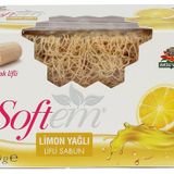 Softem Limon Yağlı Lifli Sabun 130G | Doğal Kabak Lifi ile Peeling Etkili Cilt Temizliği | Limon Yağı ve Gliserin İçerikli | Siyah Nokta ve Gözenek Karşıtı Bakım