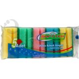 Softex 5'li Oluklu Bulaşık Süngeri