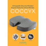 Softlife COCCYX Ortopedik Visco Oturma Minderi Kuyruk Sokumu Visko Minder 45x34x7 cm