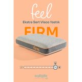 Softlife Feel Firm Visko Yastık - Ekstra Sert Visco Ortopedik Yastık 60x40x12cm