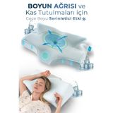 Softlife NOX ICE Soğutucu Kılıflı Ortopedik Visco Boyun Yastığı Memory Foam 64x38x12,5 cm