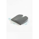 Softlife Ortopedik Eğimli Visco Minder Ofis Araba Koltuk Oturma Minderi 42x40x9x2 cm
