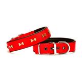 Softlu Dokuma Köpek Boyun Tasması 3 cm x 55 cm Kırmızı