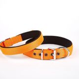 Softlu Dokuma Köpek Tasması 2,5 cm x 50 cm Turuncu