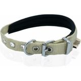 Softlu Köpek Boyun Tasması 2 cm 30-36-40 cm Haki