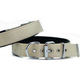 Softlu Köpek Boyun Tasması 3 cm 42 cm-50 cm Haki
