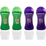 Softodor Çiçek Bahçesi & Lavanta Bahçesi Granül Çamaşır Parfümü 4'lü Paket 4X210GR - 840 ml