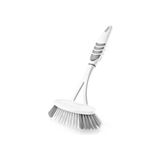 Softon Lüx Lavabo ve Küvet Fırçası Taş Gri TP-331G - Kırmızı