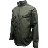Softshell Içi Polarlı Su ve Rüzgar Geçirmez Taktikal Ceket - 2XL - Haki Yeşil