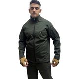 Softshell Içi Polarlı Su ve Rüzgar Geçirmez Taktikal Ceket - XL - Haki Yeşil