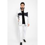 Softshell Polarlı Geçirmez Ikili Takım Pantolon ve Mont Su ve Rüzgar Geçirmez Kışlık Unisex Takım - XL - Beyaz