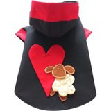 Softshell Waterproof Siyah Kapüşonlu Kedi ve Köpek Montu