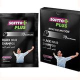 Softto Plus 25 ml Black Hair Shampoo Beyaz Kapatıcı Şampuan