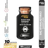 Softto Plus Black Hair Doğal Görünümlü Saç Siyahlaştırıcı Anında Etkili Şampuan Boya 25MLX10 Adet