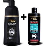 Softto Plus Black Haır Doğal Görünümlü Shampoo ve Özel Renk Koruyucu Şampuan paketi