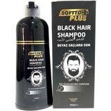 Softto Plus Black Hair Herbal Shampoo Anti White And Gray 350 Ml