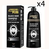 Softto Plus Black Hair Saç Siyahlaştırıcı 4x350 ml Şampuan