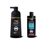 Softto Plus Black Hair Shampoo 350 ml ve Özel Renk Koruyucu Şampuan 400 ml Paketi