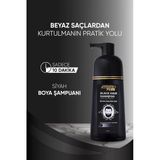 Softto Plus Black Hair Shampoo Doğal Anında Etkili Saç Siyahlaştırıcı Boya Şampuan 350 Ml