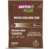 Softto Plus Brown Hair 21 ml Koyu Kestane Şampuan