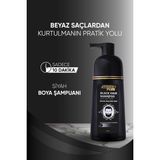 Softto Plus Siyah Saç Boyası Şampuanı 10 Dakikada Etkili Uygulama 350 ml