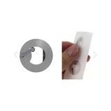Softwareeni Nfc NTAG213 25MM Çaplı Rfıd Etiketi Şefaf pvc kaplı (5li Paket) NFC etiket - Beyaz