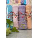 Softy Bird 4lü Nakışlı Çeyizlik Havlu Takımı