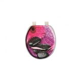 Softy Classic Desenli Yumusak Klozet Kapagi 3379 Mor