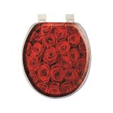 Softy Classic Desenli Yumusak Klozet Kapagi 3572 Beyaz