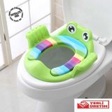 Softy Frog/Kurbağa Çocuk Klozet Kapağı Adaptörü Yeşil
